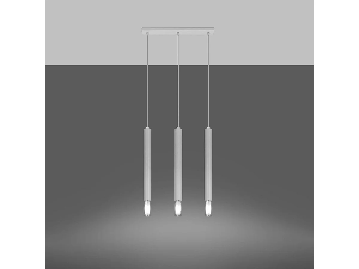 Lampe suspendue Ziva 3 blanc