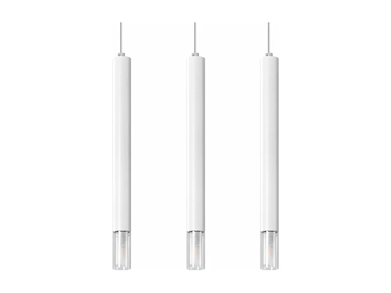 Lampe suspendue Ziva 3 blanc