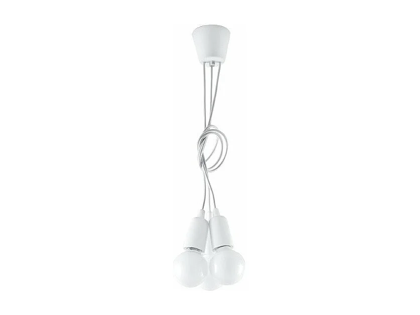 Lampe suspendue Dione 3 blanc
