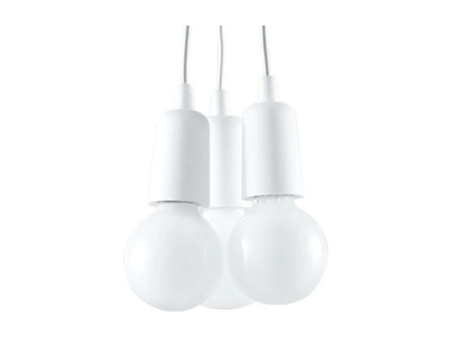 Lampe suspendue Dione 3 blanc