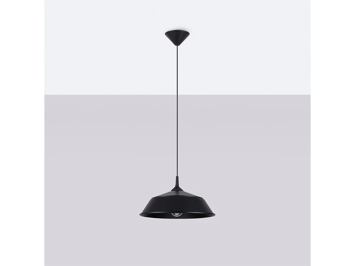 Lampe suspendue Fractal noir