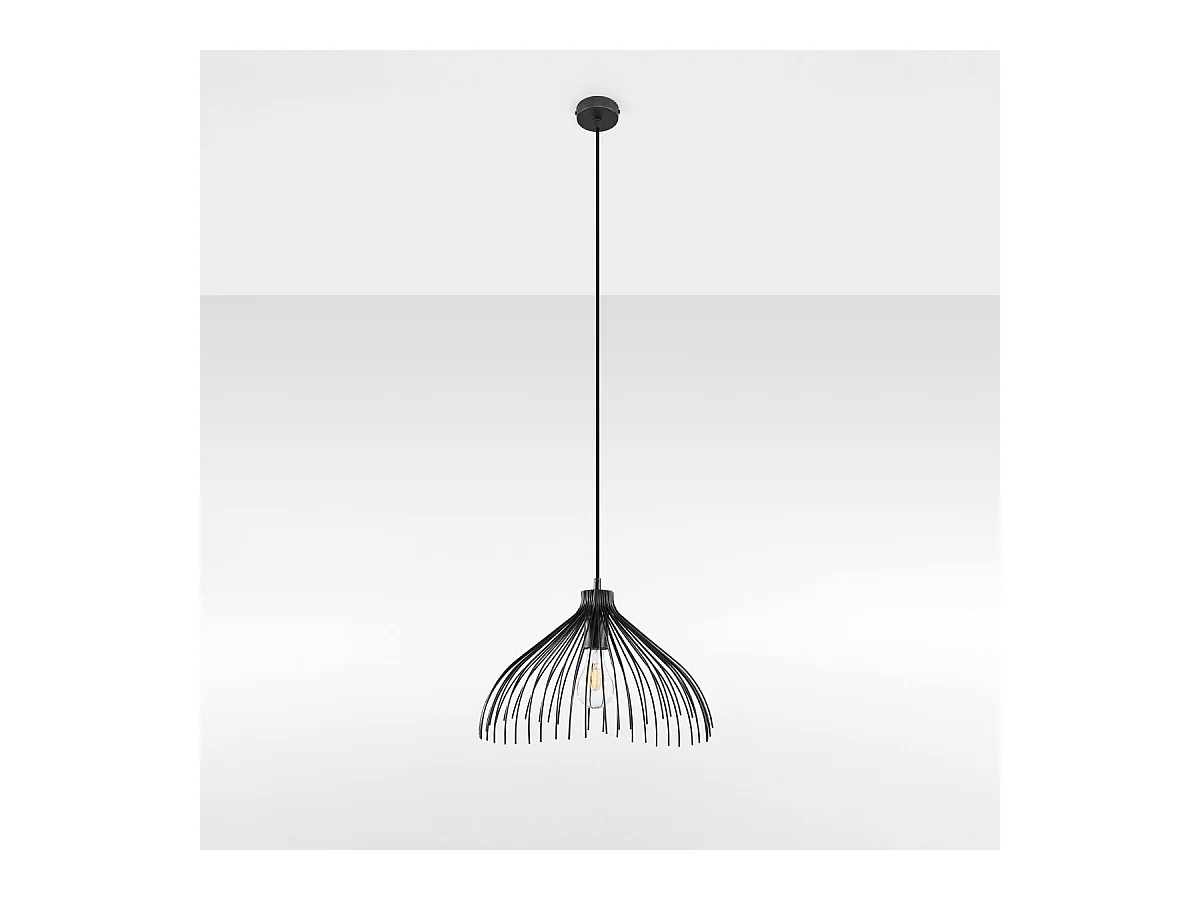Lampe pendante Nashit noir