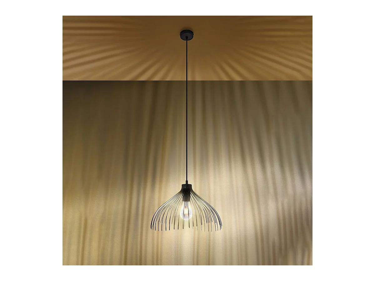 Lampe pendante Nashit noir