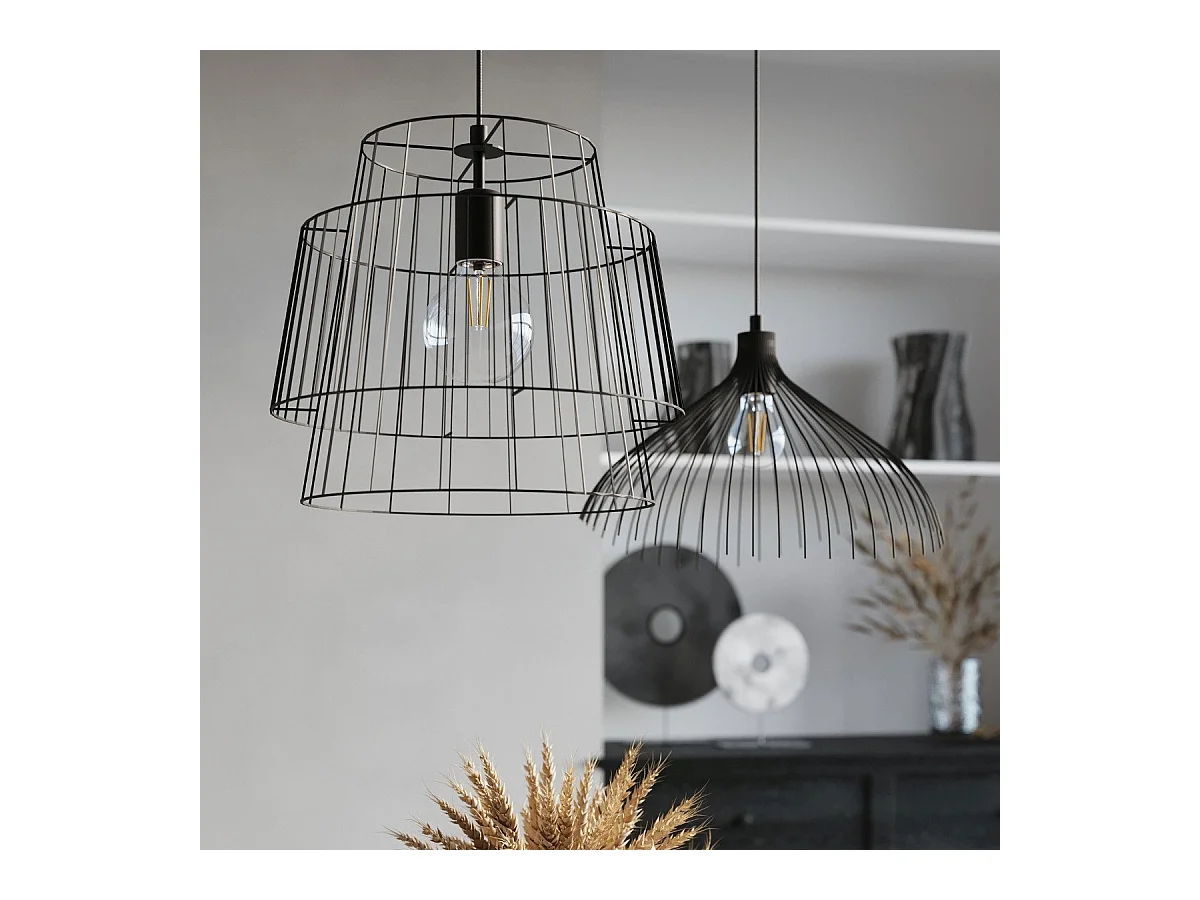 Lampe pendante Nashit noir