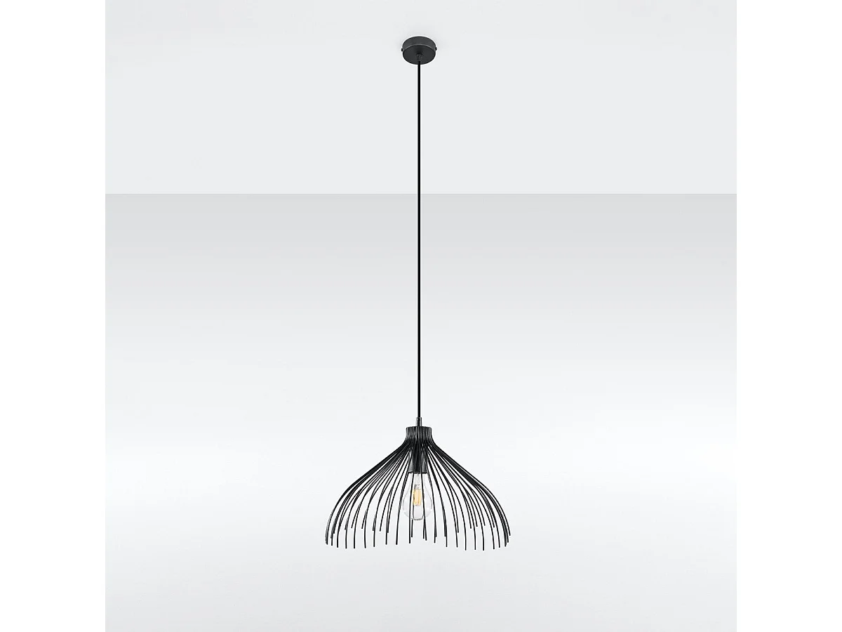 Lampe pendante Nashit noir