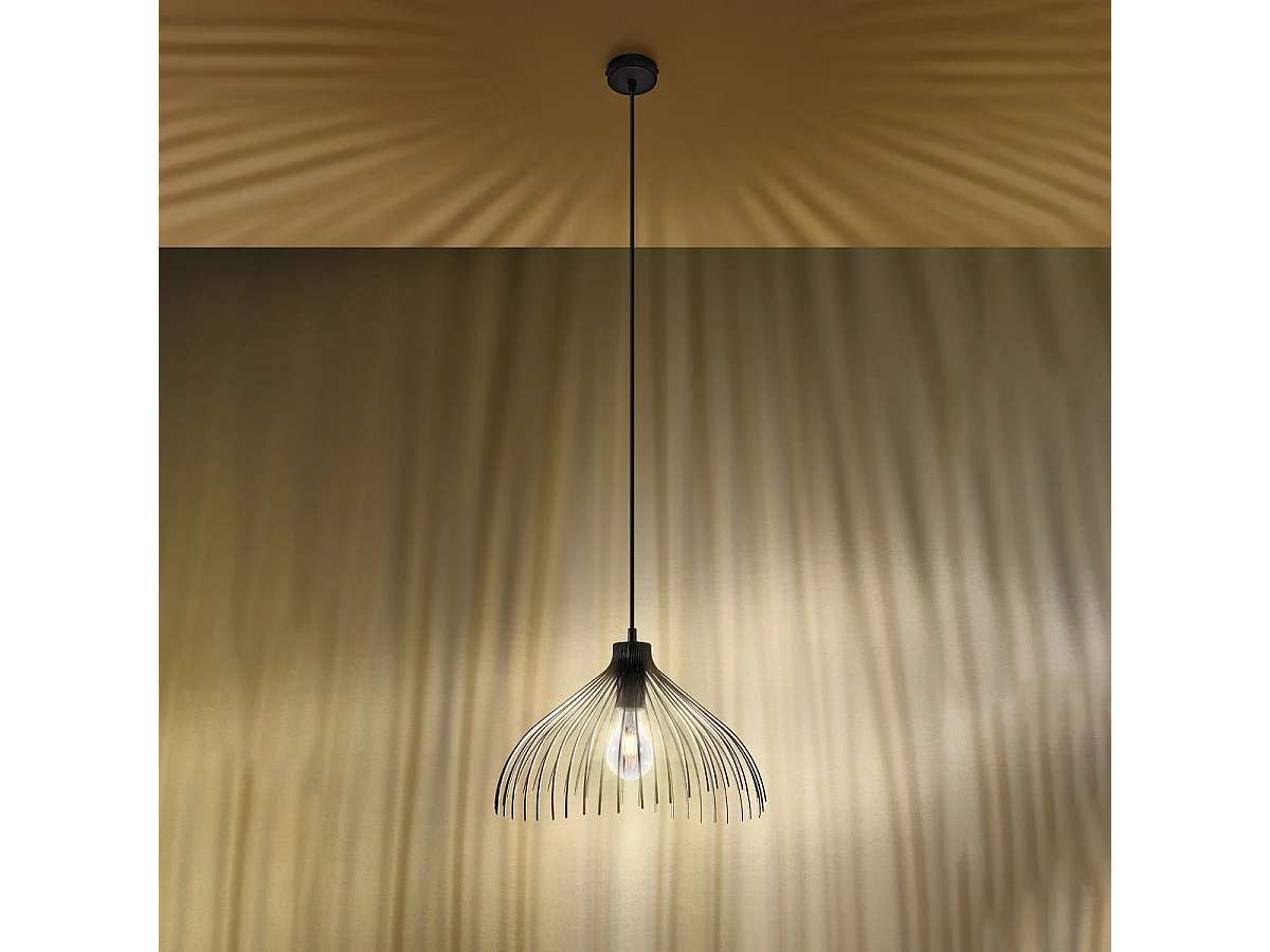 Lampe pendante Nashit noir