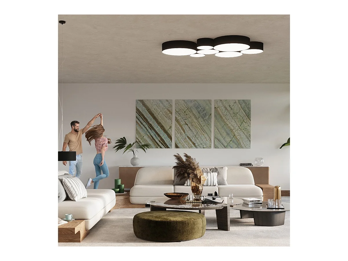 Lampe suspendue Andromeda 35 noir