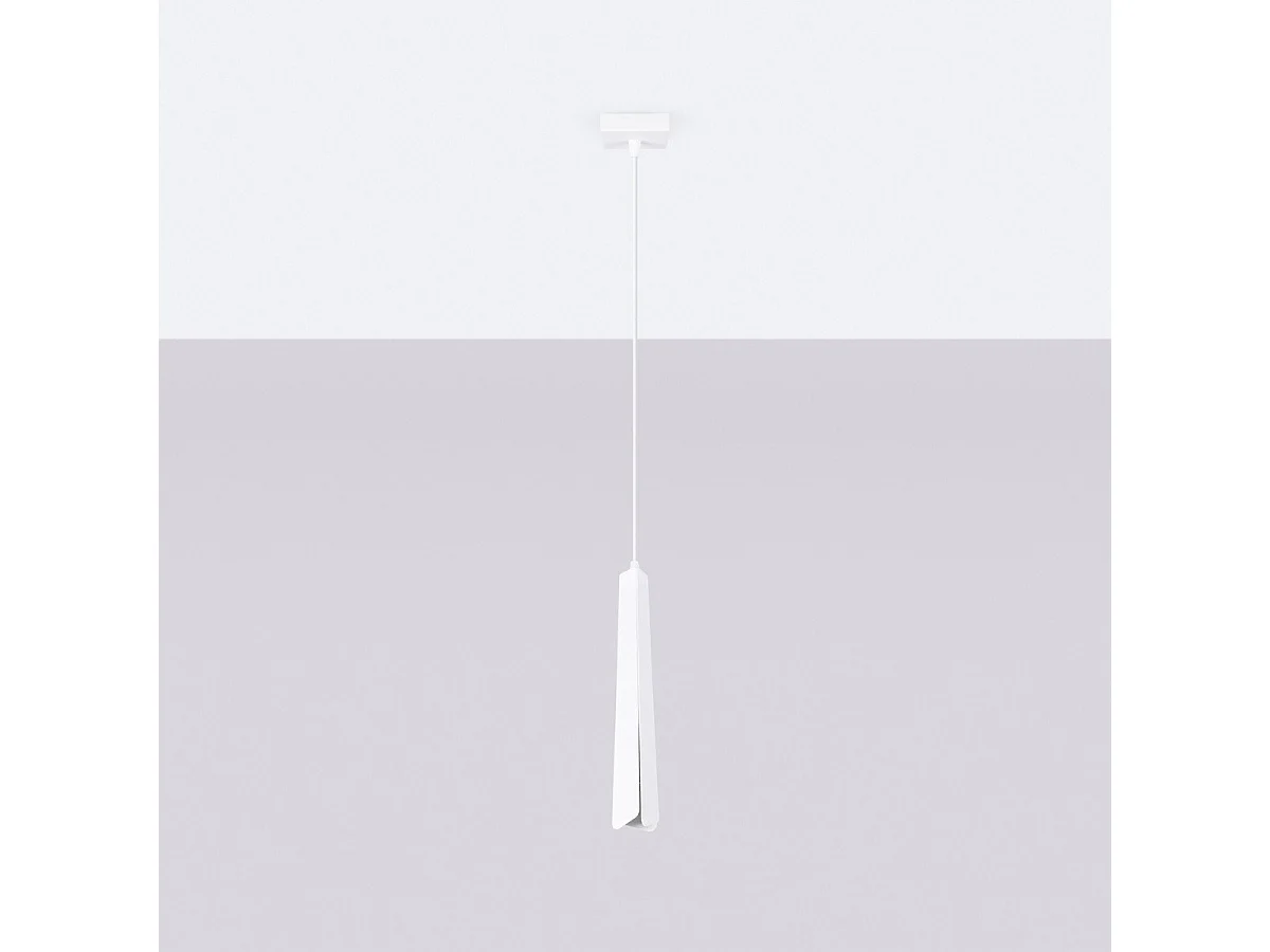 Lampe suspendue Prismatica 1 blanc