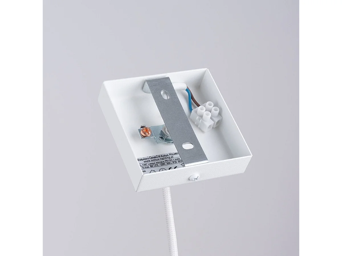 Lampe suspendue Prismatica 1 blanc