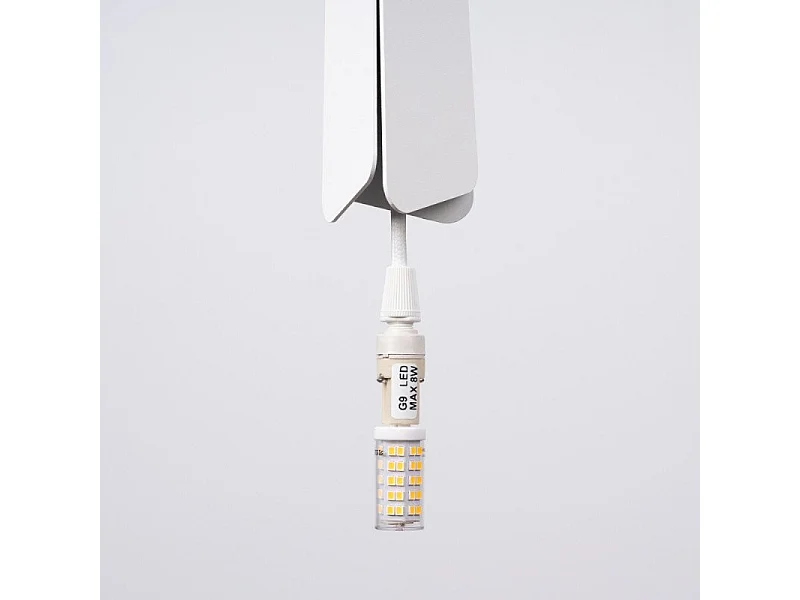 Lampe suspendue Prismatica 1 blanc