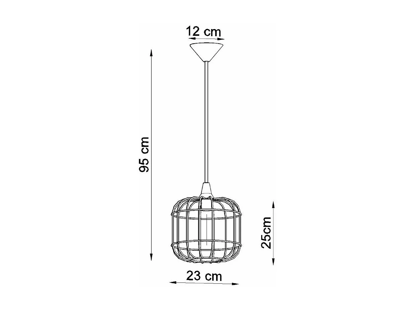 Lampe suspendue Centauri blanc