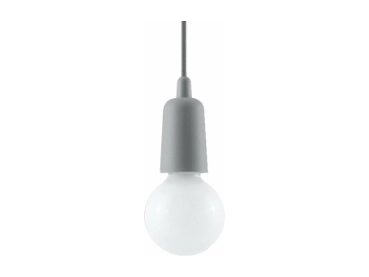 Lampe suspendue Dione 1 gris