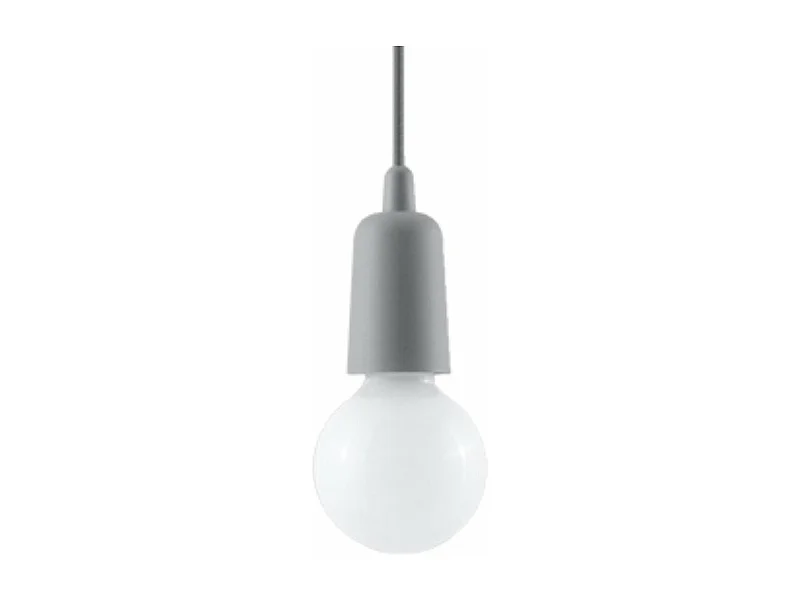 Lampe suspendue Dione 1 gris