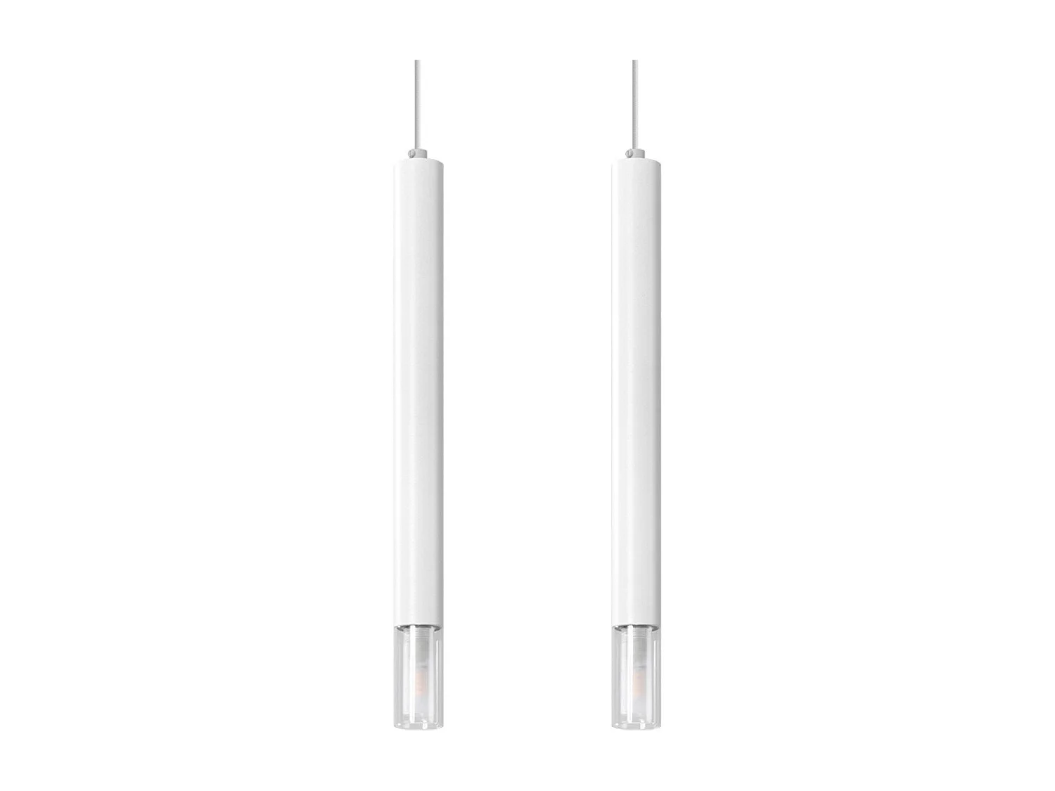 Lampe suspendue Ziva 2 blanc