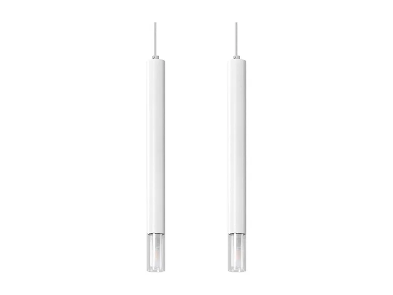 Lampe suspendue Ziva 2 blanc