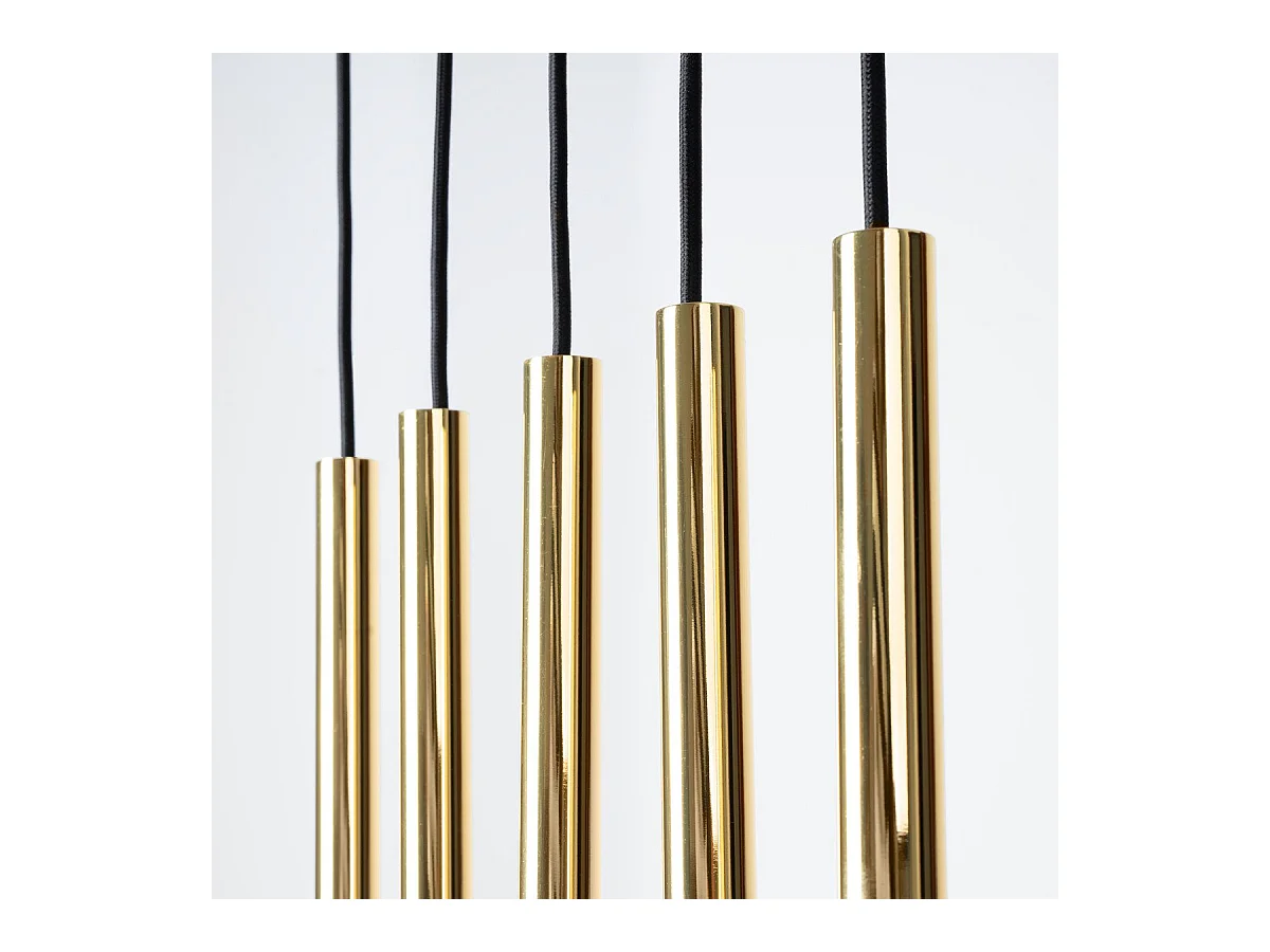 Lampe pendante Novastel 5L or poli