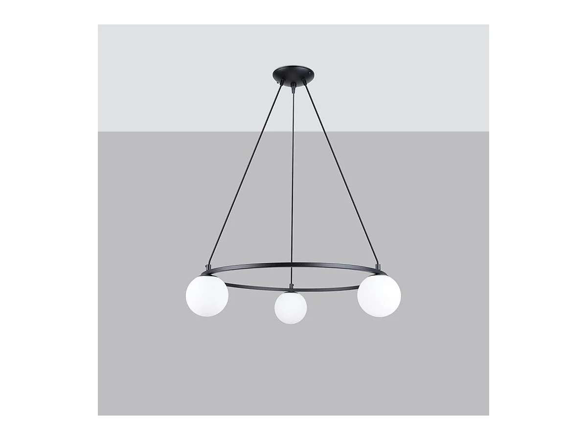 Lustre Seraphine 3 Noir