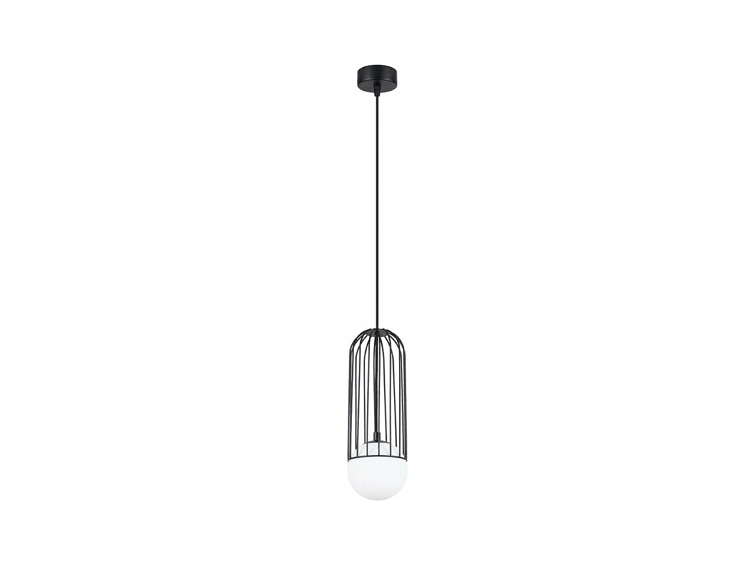 Lampe suspendue Borealys 1 noir