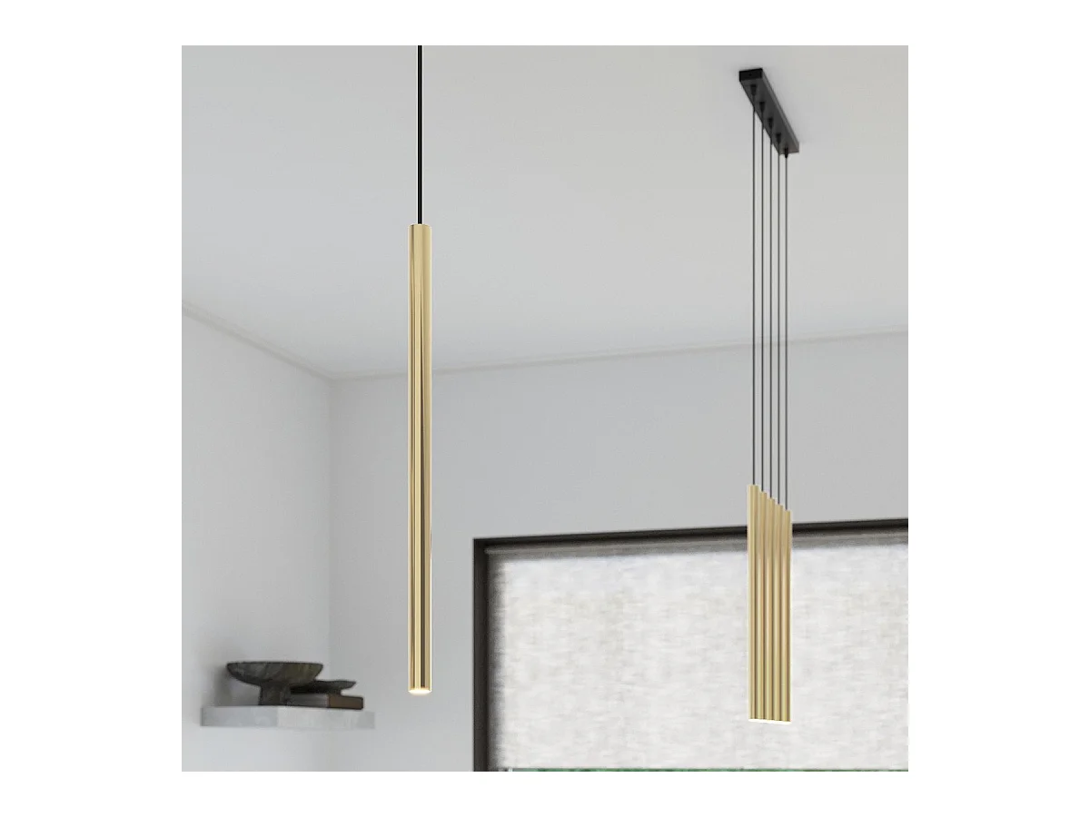 Lampe suspendue Novastel 1 or poli