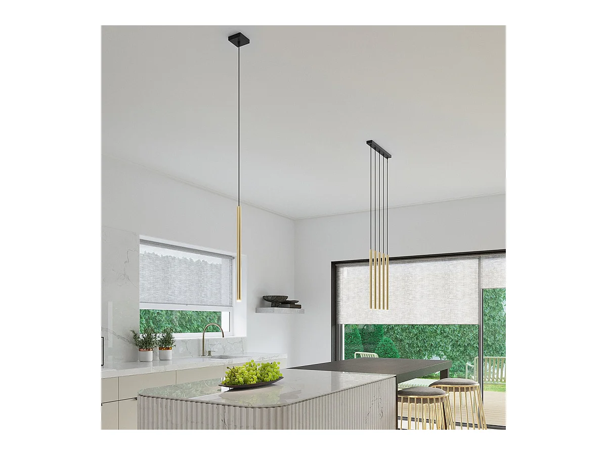 Lampe suspendue Novastel 1 or poli