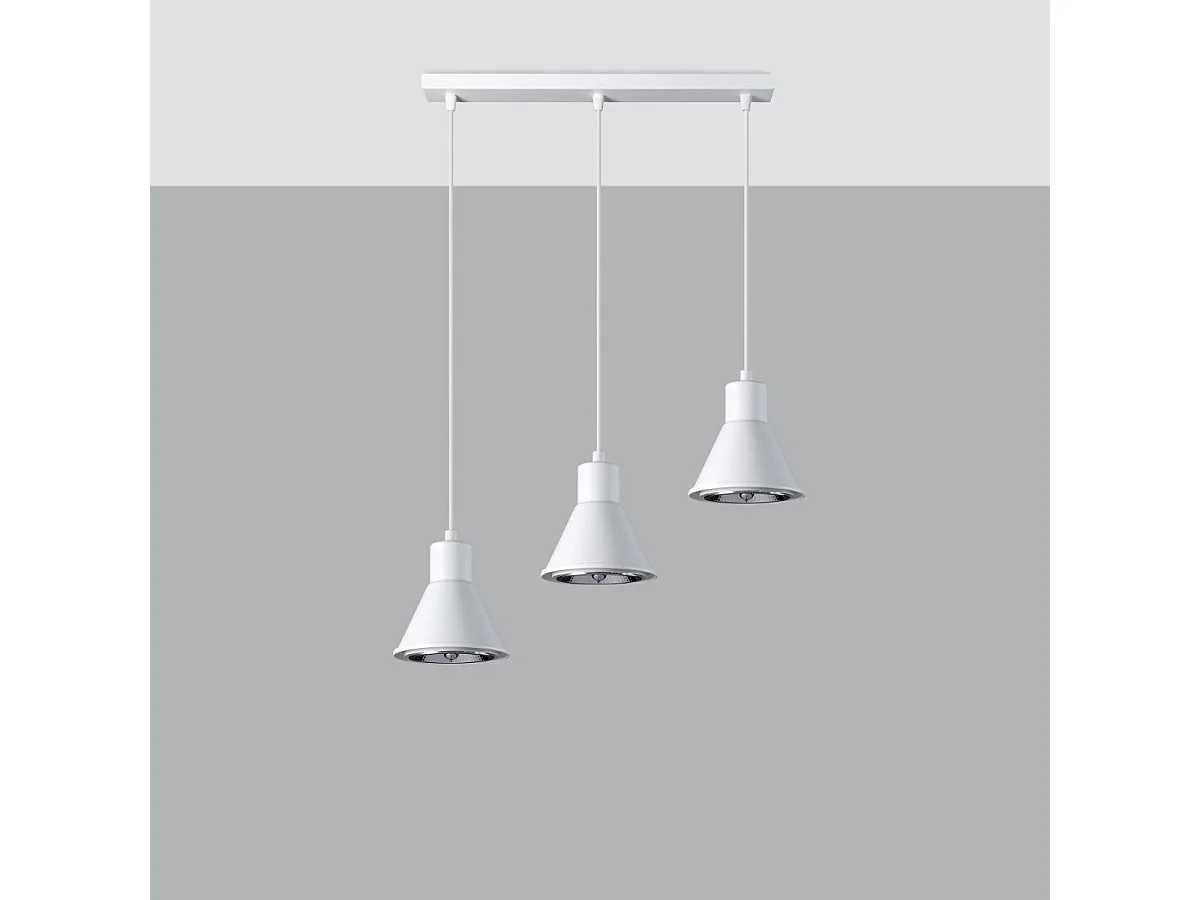 Lampe pendante TALEJA 3 blanc [ES111]