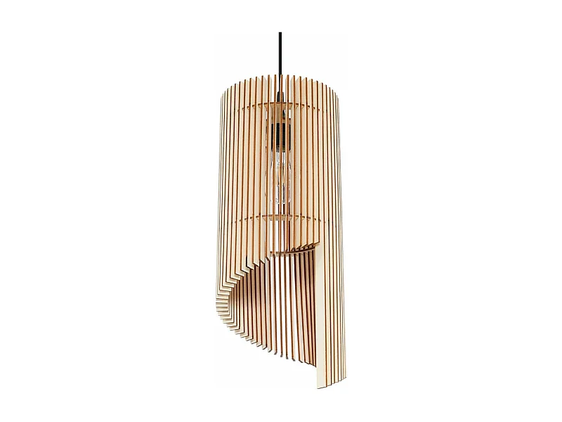 Lampe pendante Lyra en bois