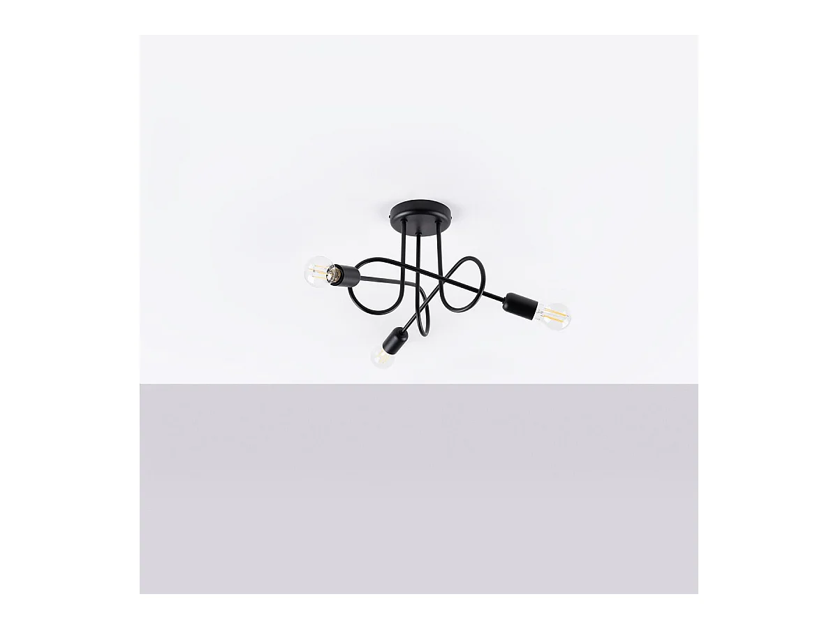 Lustre Oktobot 3 noir