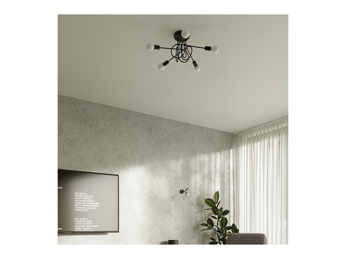 Lustre Oktobot 3 noir