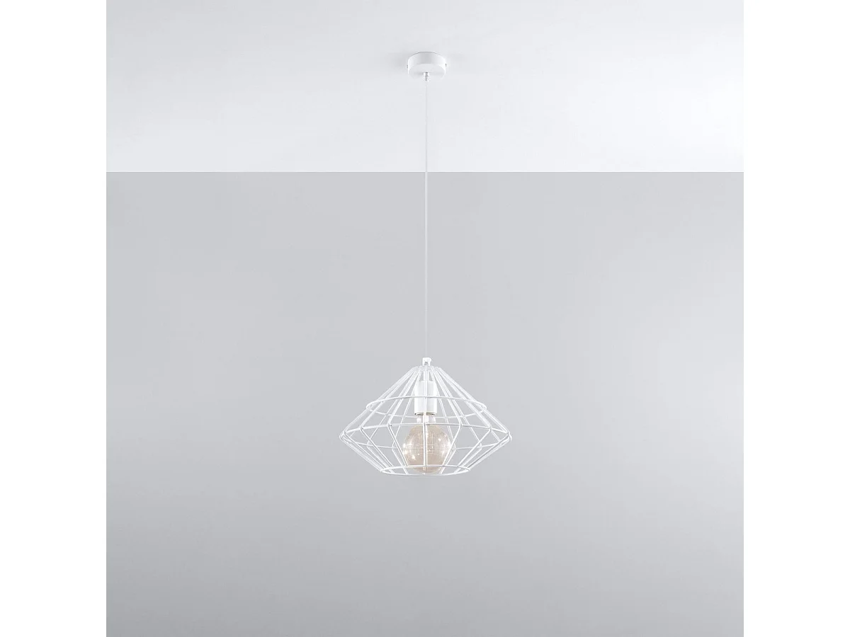 Lampe pendante Luxor blanc