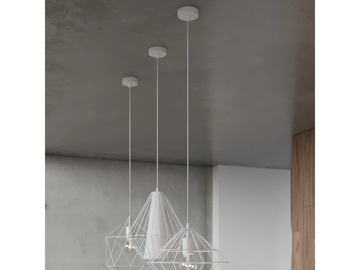 Lampe pendante Luxor blanc