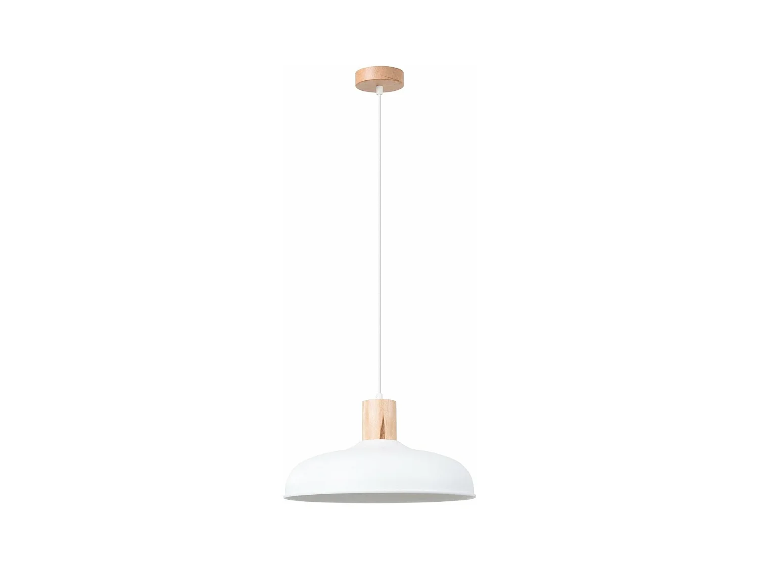 Lampe suspendue Indus blanc