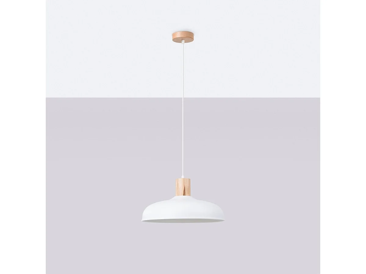 Lampe suspendue Indus blanc