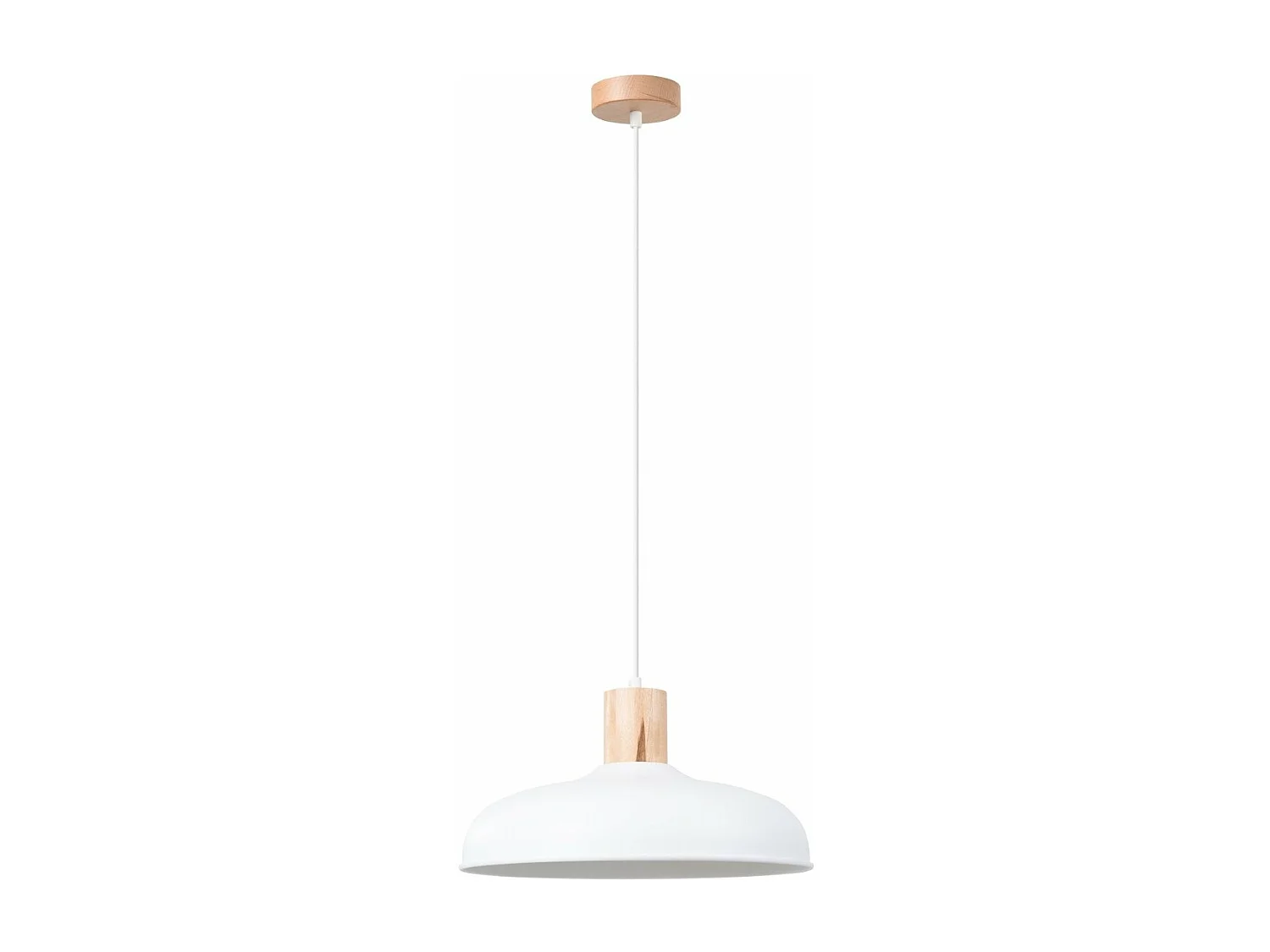 Lampe suspendue Indus blanc