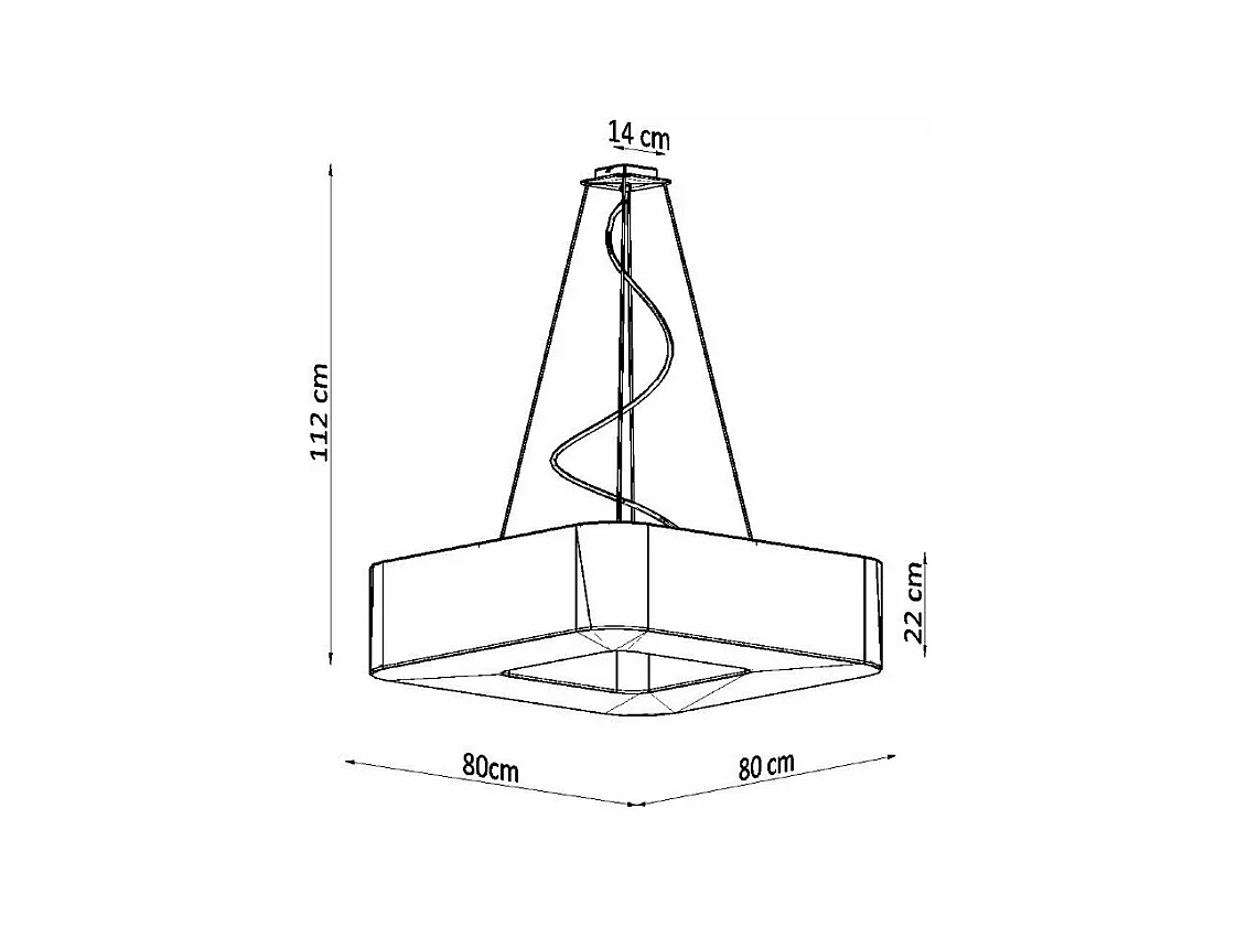 Lustre Sunny 80 noir