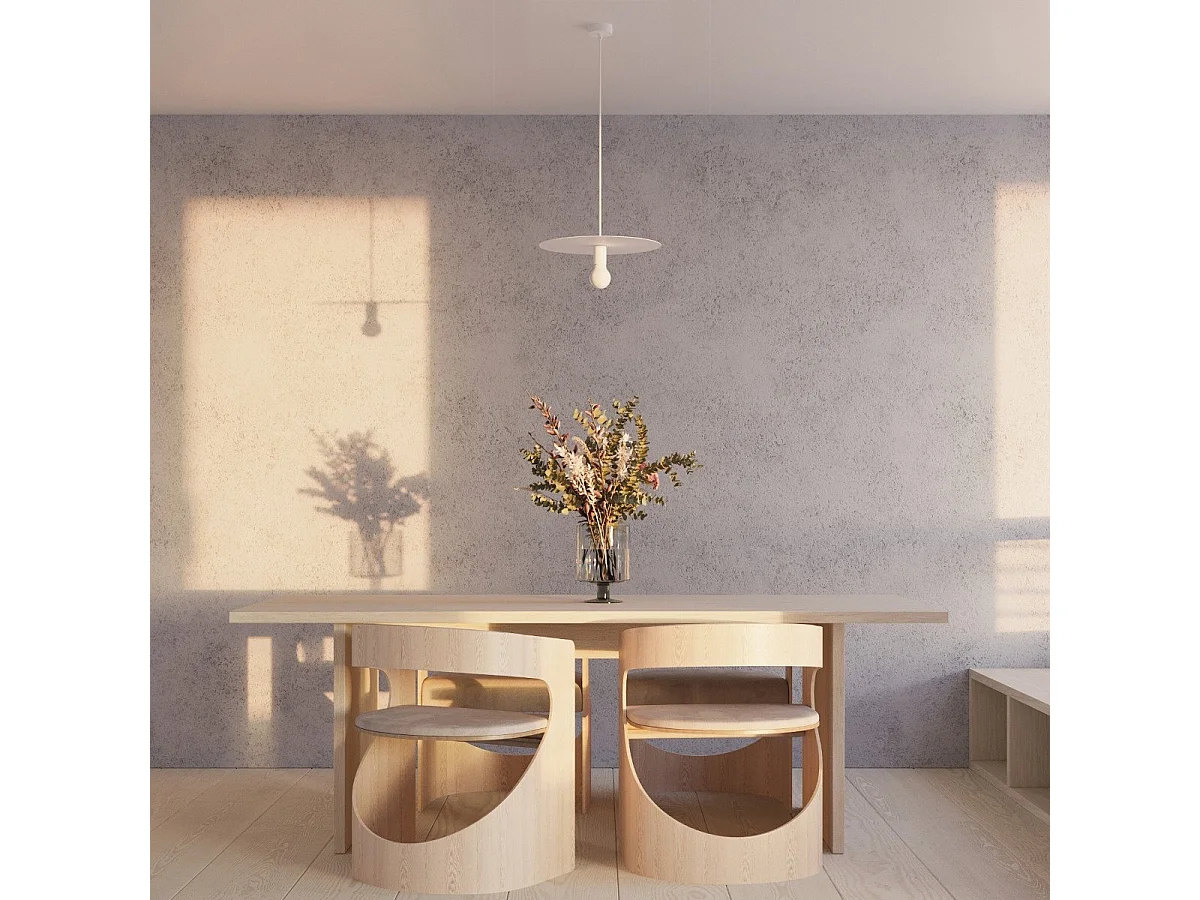 Lampe suspendue Flareon blanc