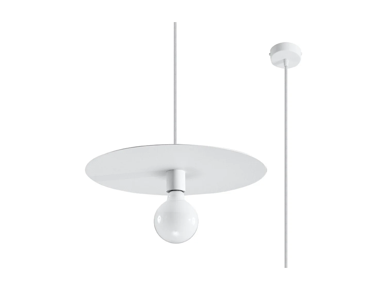 Lampe suspendue Flareon blanc