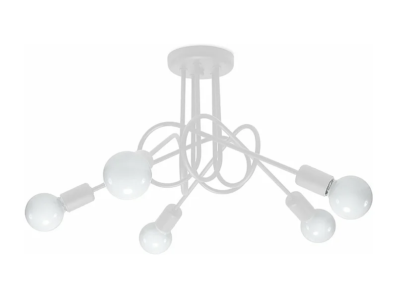 Lustre Oktobot 5 blanc