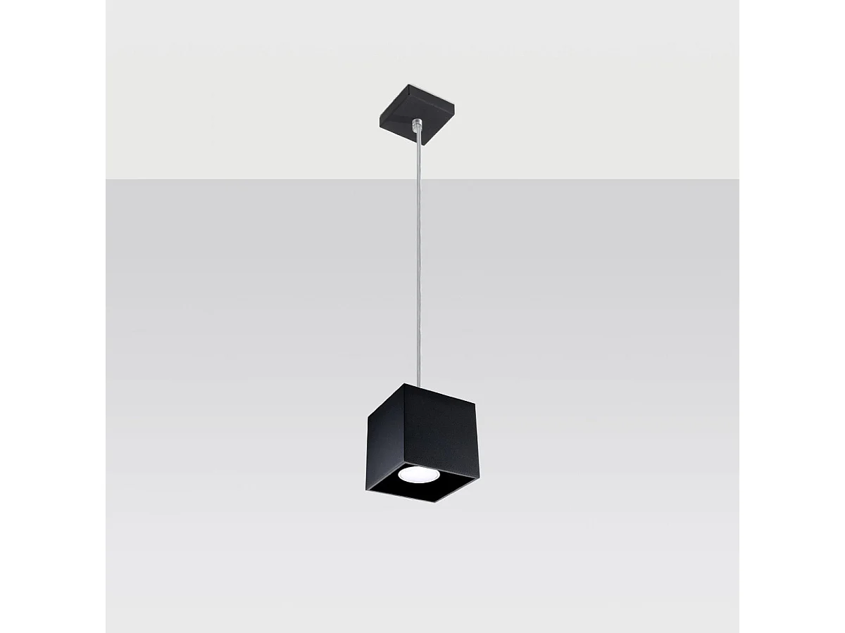 Lampe suspendue Quasar 1 noir