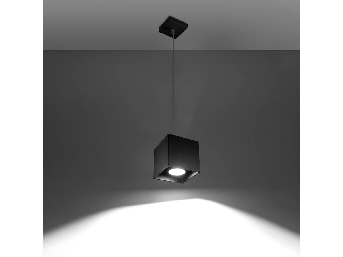 Lampe suspendue Quasar 1 noir