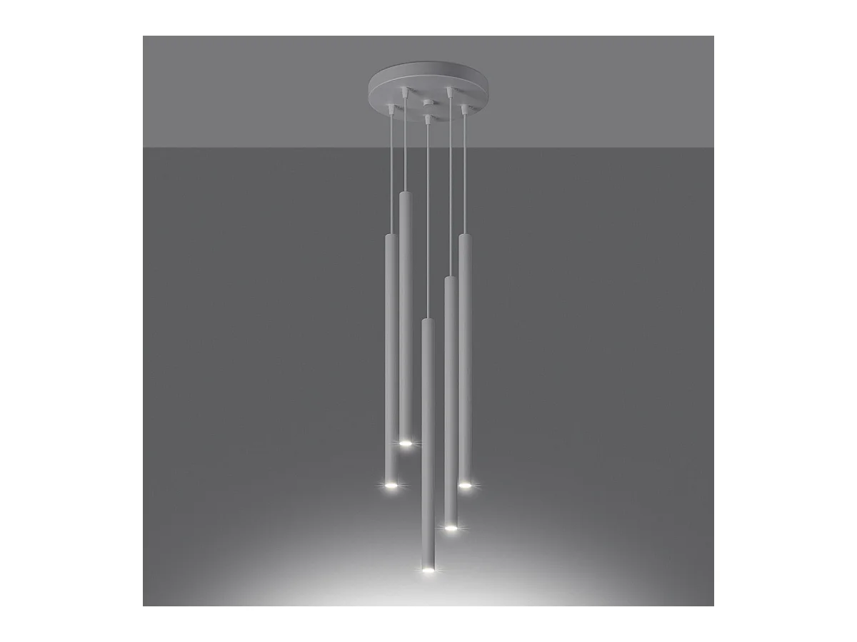 Lampe suspendue Novastel 5P blanc