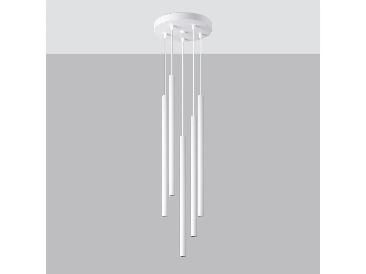 Lampe suspendue Novastel 5P blanc