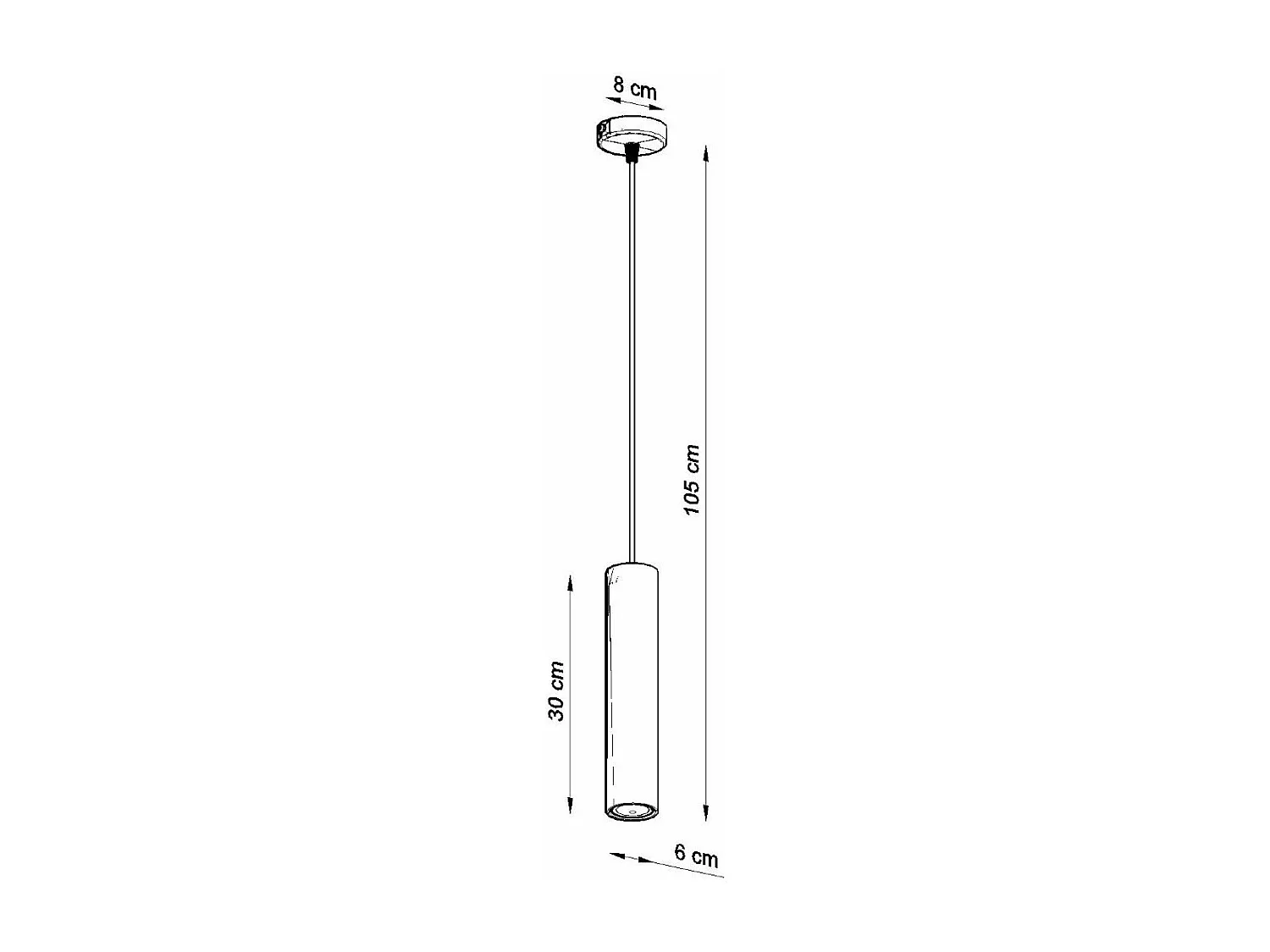 Lampe suspendue Lyric bois