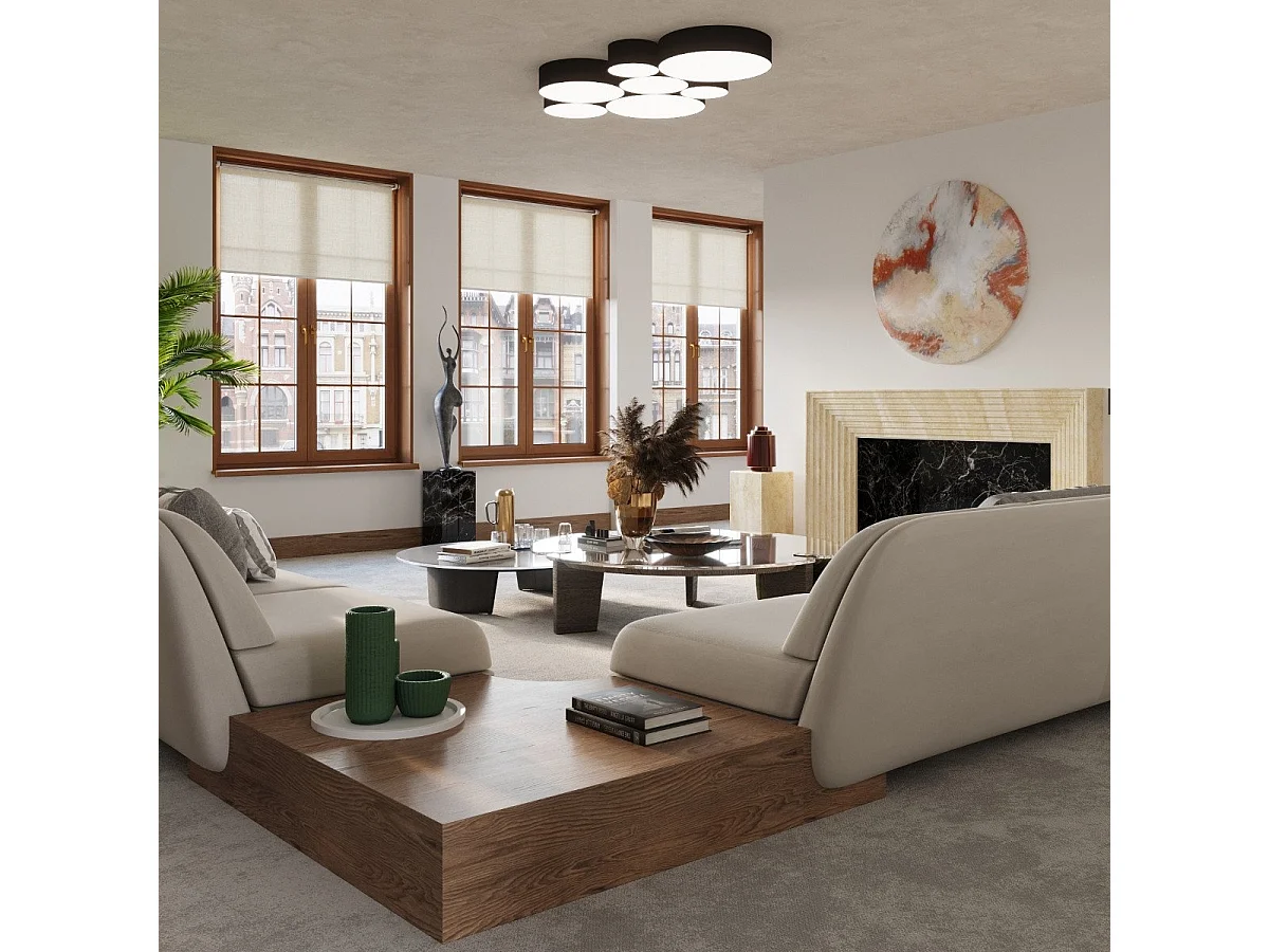 Lampe suspendue Andromeda 45 noir