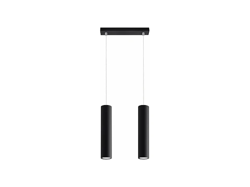 Lampe pendante Luminis 2 noir