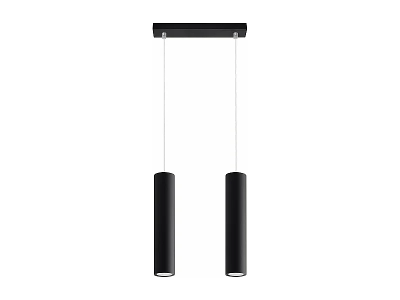 Lampe pendante Luminis 2 noir