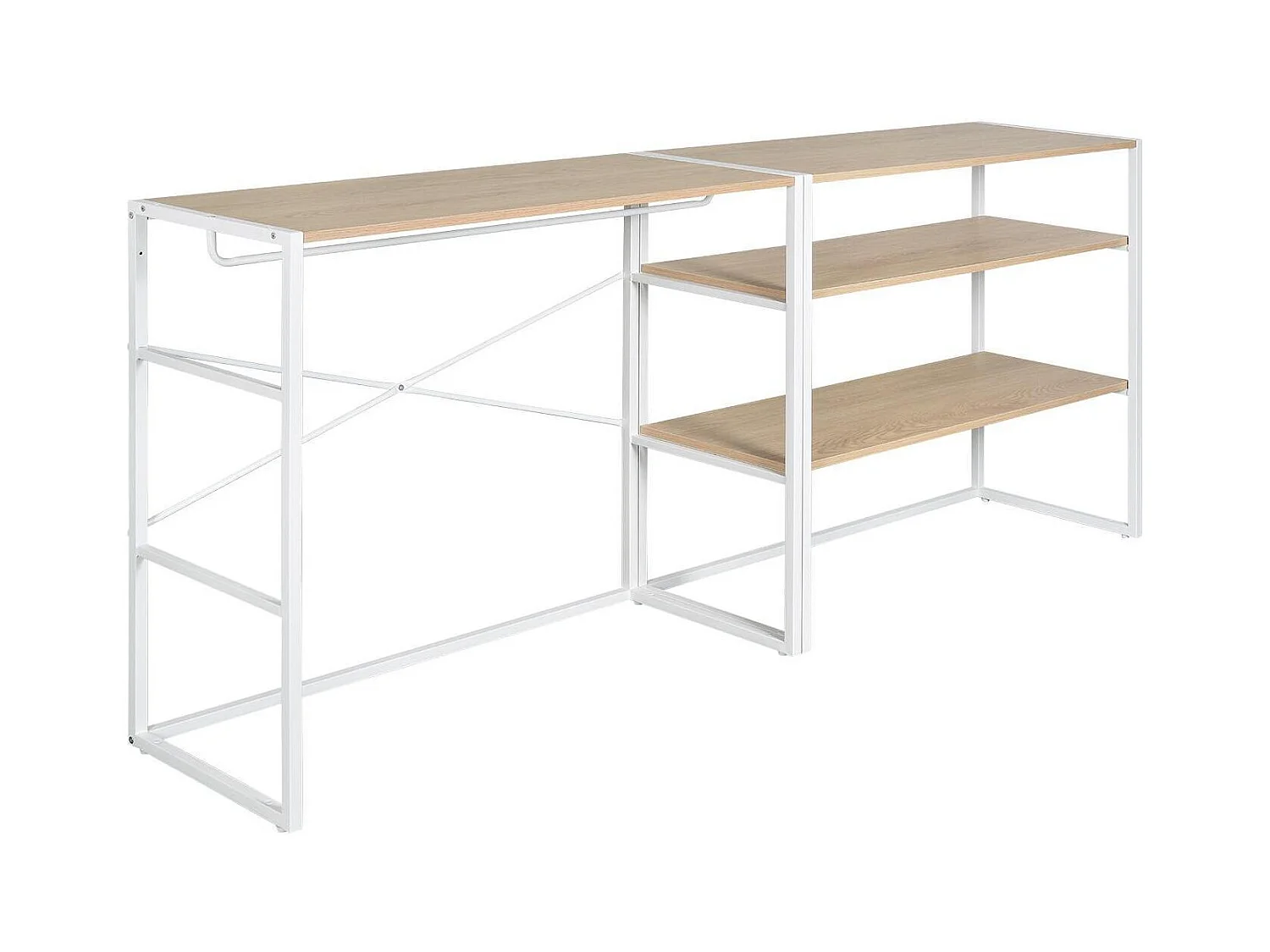 Set van 2 modulaire zolderkledingrekken 200x85cm KADRA