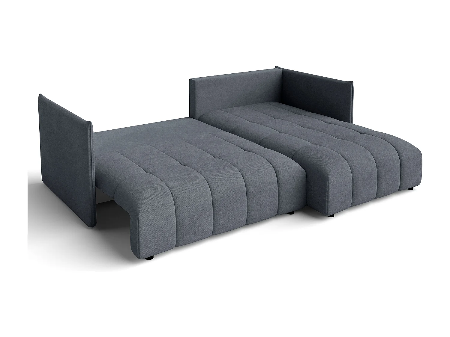 AX LIVING Canapé d'angle beige avec fonction couchage Cosmova 248 cm