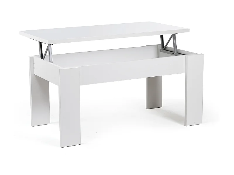 Mesa Centro Elevada - 51/63X105X55 Blanco