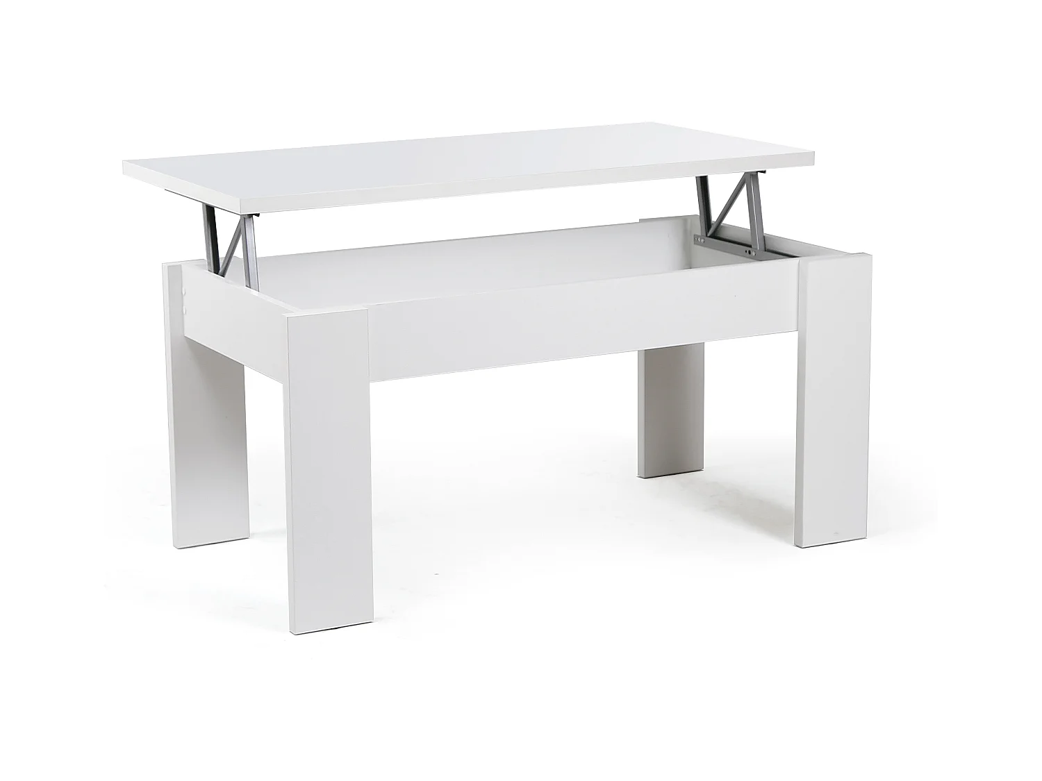 Mesa Centro Elevada - 51/63X105X55 Blanco