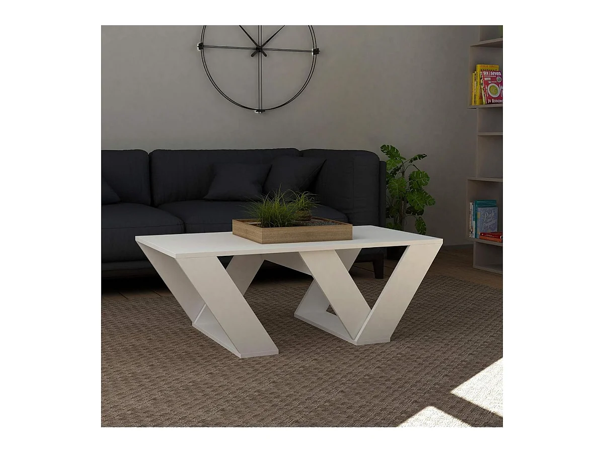 Mesa Centro - 40X110X60 Blanco